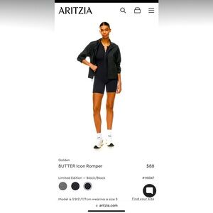 TnAction Butter Icon Romper, NWT, Size Med